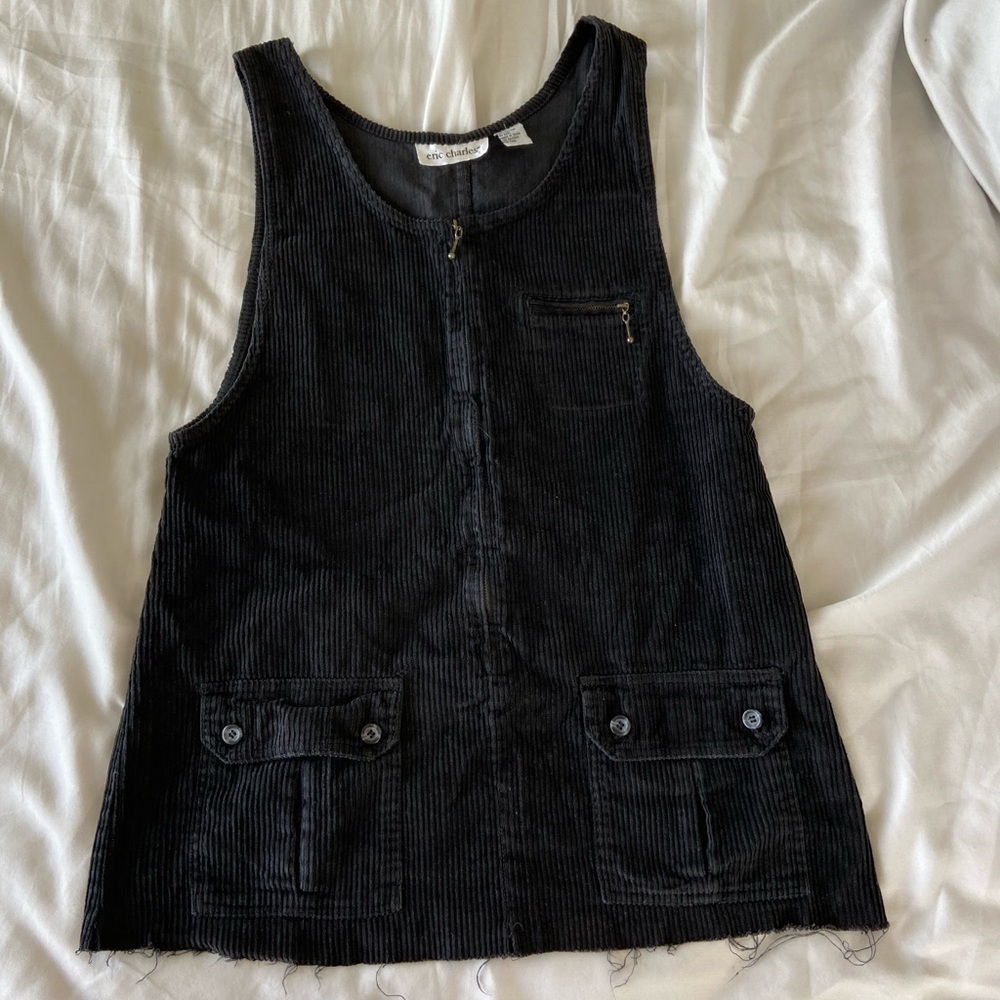 Cropped corduroy jumper